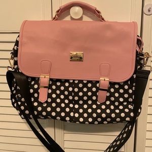 Polka dot office/school bag